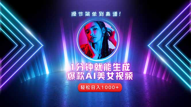 2025年最强副业:用AI做短视频,从零开始打造爆款账号!-创客副业