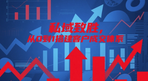 私域致胜，从0到1搭建客户成交体系-创客副业