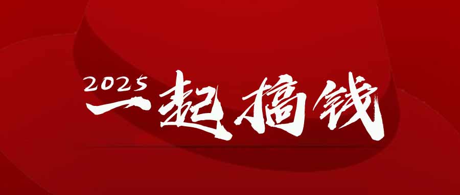 2025年,请“不择手段”去搞钱!-创客副业