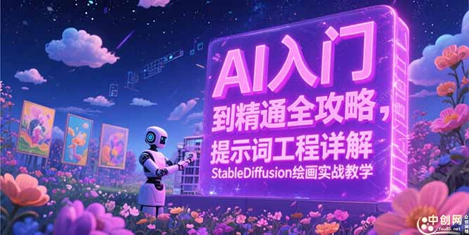 AI入门到精通全攻略,提示词工程详解,StableDiffusion绘画实战教学-创客副业