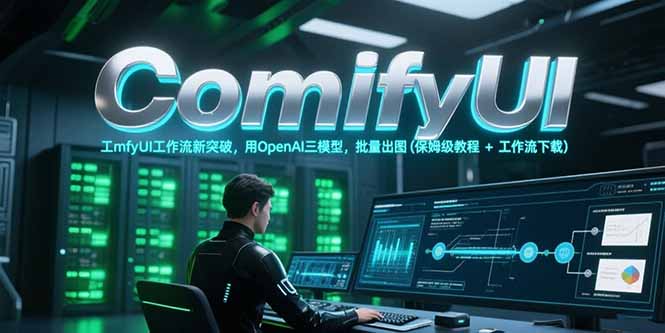 ComfyUI工作流新突破,用OpenAI三模型,批量出图(保姆级教程+工作流下载-创客副业