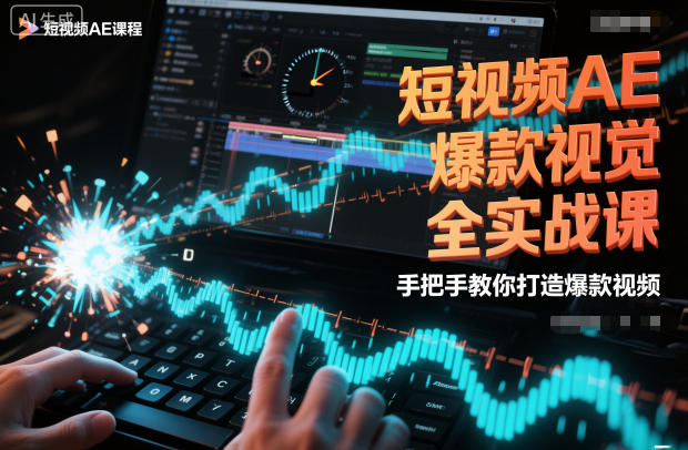 短视频AE爆款视觉全实战课，手把手教你打造爆款视频-创客副业