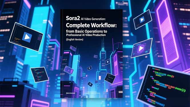 Sora2 AI视频生成的系统教程(英文版-创客副业