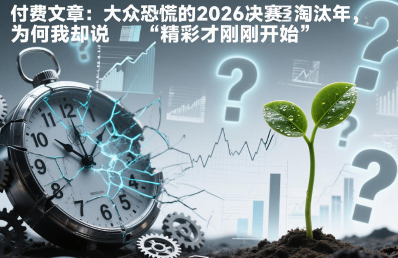 付费文章：大众恐慌的2026决赛淘汰年，为何我却说“精彩才刚刚开始”？-创客副业