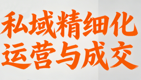 楚老师·私域精细化运营与成交-创客副业