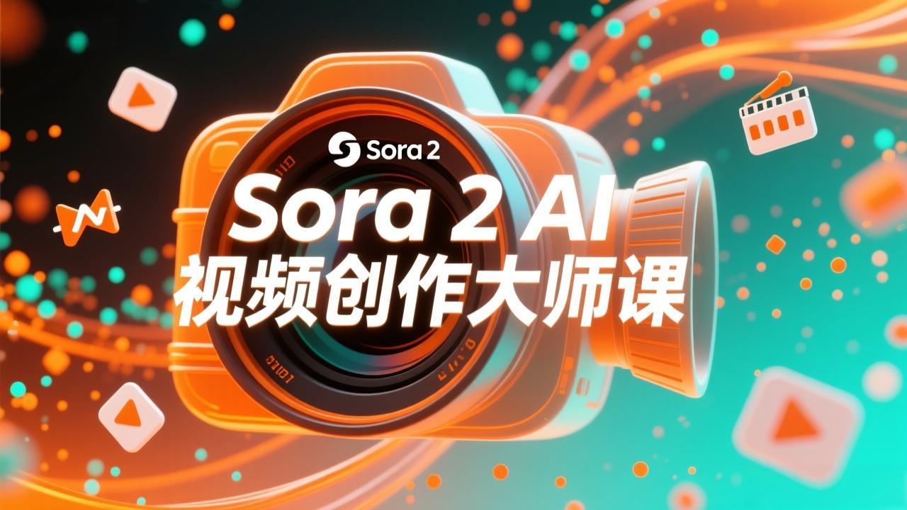 如何利用Sora 2创建流行AI人工智能视频大师班教程：掌握创作全流程，产出百万播放内容-创客副业