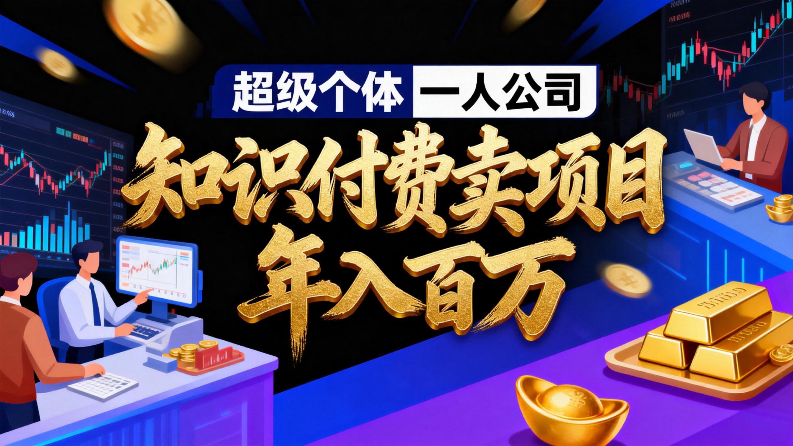 2026年“超级个体一人公司”私域卖项目年入百万，个人IP-精准引流-项目包装-转化成交-创客副业