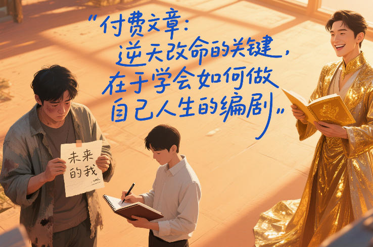 付费文章：逆天改命的关键，在于学会如何做自己人生的编剧-创客副业