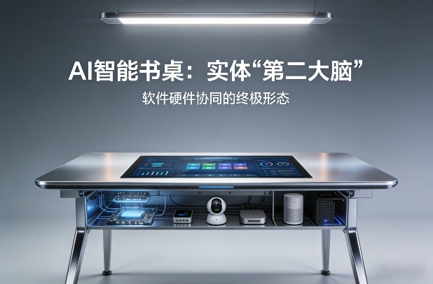 AI智能书桌搭建，构建你的实体“第二大脑”，软件硬件协同的终极形态-创客副业