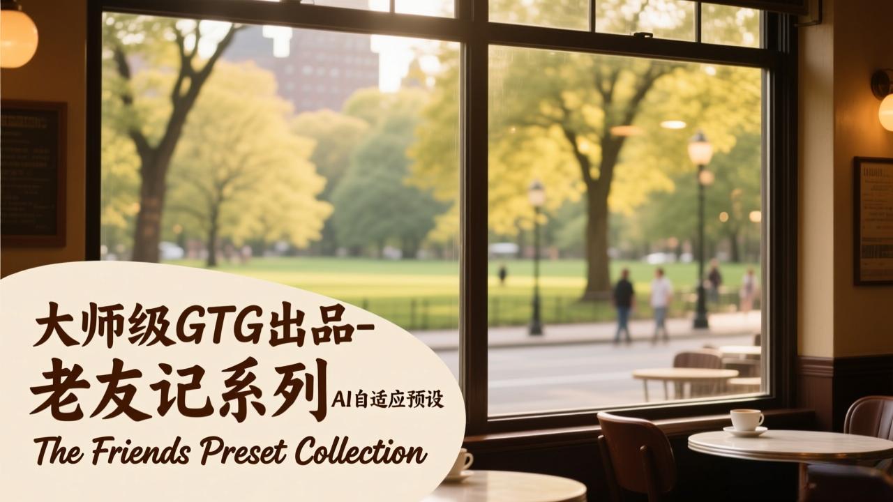 大师级GTG出品-老友记系列AI自适应预设The Friends Preset Collection-创客副业