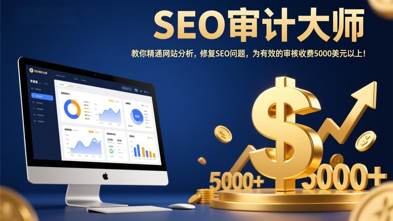SEO审计大师：教你精通网站分析，修复SEO问题，为有效的审核收费5000美元以上！-创客副业