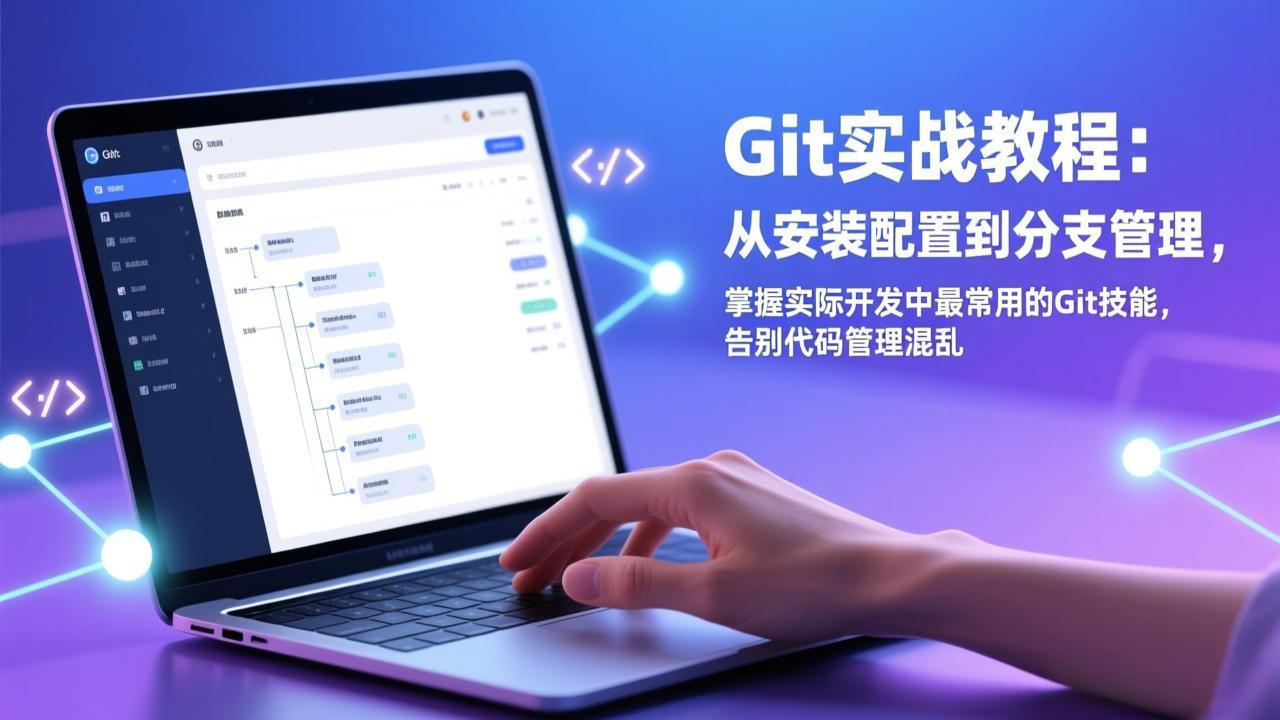 Git实战教程：从安装配置到分支管理，掌握实际开发中最常用的Git技能，告别代码管理混乱-创客副业